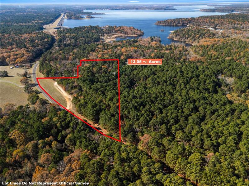 12.05 ac  TBD FM 726 #4 Jefferson TX 75657 LAKE O` PINES